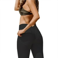 Bigersell Skinny joga hlače za žene joga pune dužine hlače Žene fitnes sportski rastezanje visokog struka