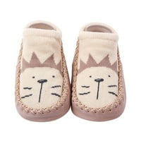 Korejska verzija niske topljene cipele i čarape Dječje dječje kat čarape za dječje ploče Sliper Rupa luk kožne čarape papuče