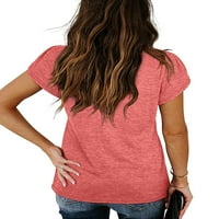 Bomotoo ženska majica majica kratkih rukava modni vrhovi praznični slobodni pisma Ispis Tee