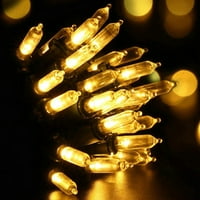 Božićno svjetlo, 16,4 'LED, modovi, napajanje baterije, pogodno za vanjsko i unutarnji dekor