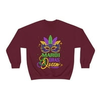 Obiteljska majica LLC Mardi Gras Queen majica, majica Afro Mardi Gras, Mast Utorak Mardi Gras Graphic