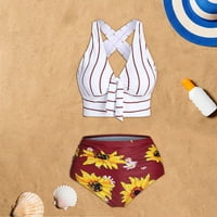 FVWitlyh bikini setovi za žene Tummy Comprealing kupaći kostimi kupaći kostim za kupanje kupatilo kupaći