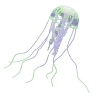 Park prozirni ukrasni silikonski umjetni jellyfish ribe užareni efekt tenk akvarij ukras ukras