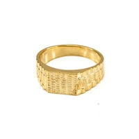 Gold Watchband dizajn bebi prsten: 10k