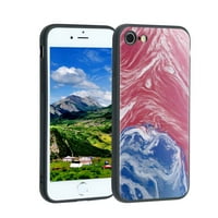 Kompatibilan sa iPhone se telefonskim futrolom, blue-mramor - futrola za silikon za tinejdžer za iPhone