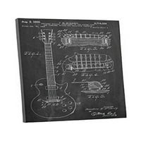 Gibson Les Paul Guitar patent Galerija zamotana platna, 20 16
