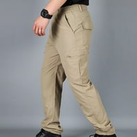 Howd muškarci džepovi čvrstih boja Brze sušenje prozračnih joggera pantalone za teretne hlače