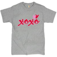 TEE HUNT XOXO majica Romance Valentinovo Hearts Sold Love Muška tine, siva, XX-velika