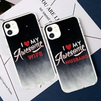 Kawaii Pokloni za parove Supruga i supruga personalizirane telefonske školjke za iPhone 11 iPhone Pro