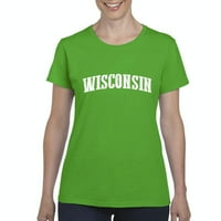 - Ženska majica kratki rukav, do žena veličine 3xl - Milwaukee Wisconsin