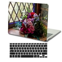 Kaishek plastična tvrda zaštitna kućišta za zaštitu samo za objavljeni MacBook PRO S XDR displej i dodirni ID + crni poklopac tastature Model: A2779 A cvijet 1532