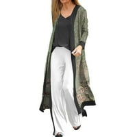 Strungten ženski modni casual dugačak kaput dugih rukava s dugim rukavima