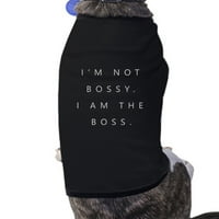 'M The Gass pamučna majica za kućne ljubimce Crnim malim psima