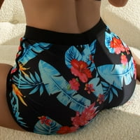 Ženski bikini set Swim kratke hlače Visoki struk tropskih kratkica Donja kupaonica