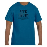 Kršćanska religijska majica traži izreke istine 8:17