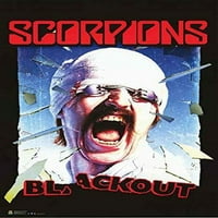 Scorpions Blackout Laminirani plakat - 24,5 36.5