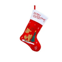 Božićni dekor Božićne čarape Trodimenzionalne SANTA CLAUS poklon torbe Sock
