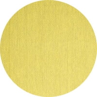 Ahgly Company u zatvorenom okruglom sažetkom žutim prostirkama savremene površine, 3 'runda