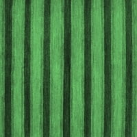 Ahgly Company Indoreni pravokutnik Sažetak smaragdno zeleni modernim prostirkama, 5 '7'