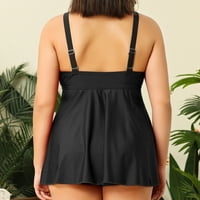 Wojeull Ženski ljetni vrući izvor Konzervativni suspenders Podesiva veličina suknja Stil kupaći kostim
