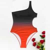 Puntoco Womens plus veličina kupaćih kostimirajućih kupaćih kostimica jednodijelni jedno-rameni kupaći