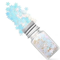 Božićne noktne umjetnike Xmas holografske snježne pahulje svjetli šljokice Šareni Sparkly Confetti Glitter