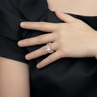Žene Diamond Oval Super blistavi Zirkonijski prsten Ženski nakit angažirani prsten