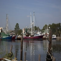 Ispis: Bayou La Batre, Alabama, je ribarsko mjesto sa a