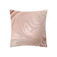 Sanbonepd Decor Rose Gold Ružičasti jastuk Poklopac kvadratni jastučnicu Početna Dekoratio
