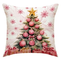 Dagobertniko Božićni ispis jastučni listen kauč kauč na kauč na kauč na kauč navlaka kućni dekor jastuk