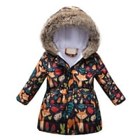 Dječje djece Dječje djevojke Zimska debela topla kapuljača od kaputa za obljenu od kaputa odjeću za