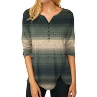 Novi dolasci majice s dugim rukavima za žene Cleariance Ležerne prilike pulover Ženske vrhove Grafički