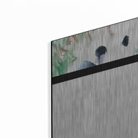 Luxe Metal Art 'Panda' Alan Majchrowicz, Metalna zida Art, 12 x16