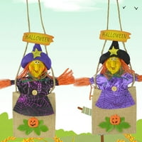 Linyer Witch Halloween torbe za pakovanje pakovanja paukovodne torbica s dugim užetom velikih kapaciteta