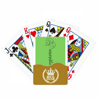 COOL Vegetarian Art Deco Fashion Royal Flush Poker igračka karta
