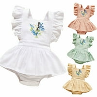SNGXGN baš za bebe i toddler haljina leteći rukav princeza modna casual plaža party haljina haljina,