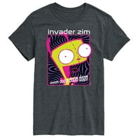 Invader Zim - Invade The World - Muška grafička majica kratkih rukava