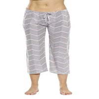 Samo volite pamučne ženske kapri pajama hlače za spavanje - ugodno i elegantno