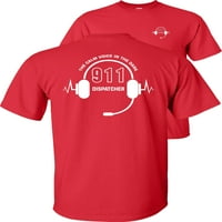 Fair Game Operator majica Dispečer miran glas u tamnim slušalicama-crvenim
