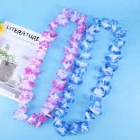 Havajski Leis Garland Umjetno cvijeće izrez Weveat Hawaii Tropska tema Party Kostim dodatak Vjenčanje