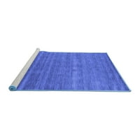 Ahgly Company Machine Persibles Indoor Rectangle Sažetak Plava prostirke savremene površine, 5 '8'