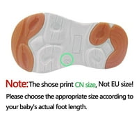 Obuća za mališane prozračne klizanje na čarapima Cipele mekane jedinice non kliznice istrošene podne cipele za podne cipele Toddler cipele Boy cipele veličine 2