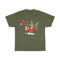Sretan božićni grinch, smiješna majica za grinch, božićna majica, smiješna božićna majica