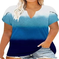Ženska majica prevelizirana plus veličine vrhova kratkih rukava Ljetne t košulje dame dame baggy bluza