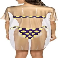 Cocopeants kupaći kostim žene bikini žene Ljetne haljine labave fit plivaju vrh Slatko tiskovina smiješnih