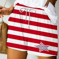 Golf hlače Žene Stretch ženske tiskane casual labave džepove Pokretanje kratkih hlača Summer Clearence