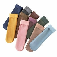 Ženske čarape Ležerne prilike pune plišane toplo zadebljane čarape