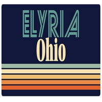 Elyria Ohio Vinil naljepnica za naljepnicu Retro dizajn
