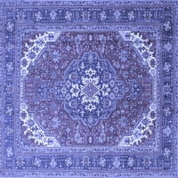 Ahgly Company Zatvoreni pravokutnik Perzijski plavi tradicionalni prostirke područja, 7 '9 '