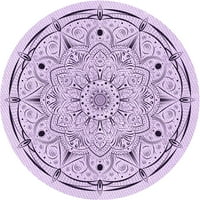 Ahgly Company u zatvorenom okruglom uzorkovima Rich Lilac Purple Prostirke, 6 'Round
